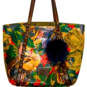 Patricia Nash Winter Bloom Benvenuto Tote